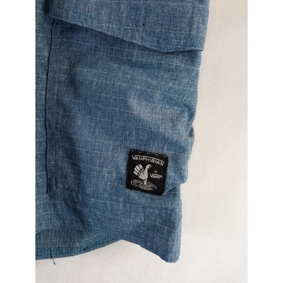 Vans Vanphibian Shorts Mens Gray Lightweight Quick Dry Beach Surf Swim Size 30 - Picture 5 of 9